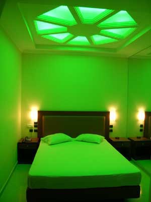 Superior double with garden view, king bed, private facilities (bath and shower), and breakfast